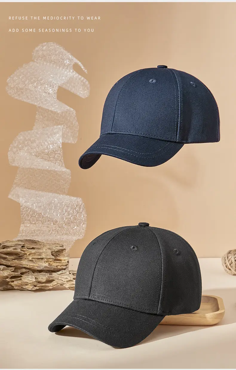 Blue Japanese Light Board Baseball Cap Short Bristle — feature 21
