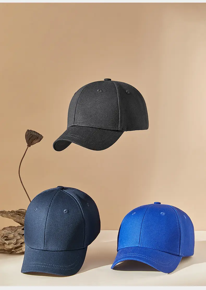 Blue Japanese Light Board Baseball Cap Short Bristle — feature 22