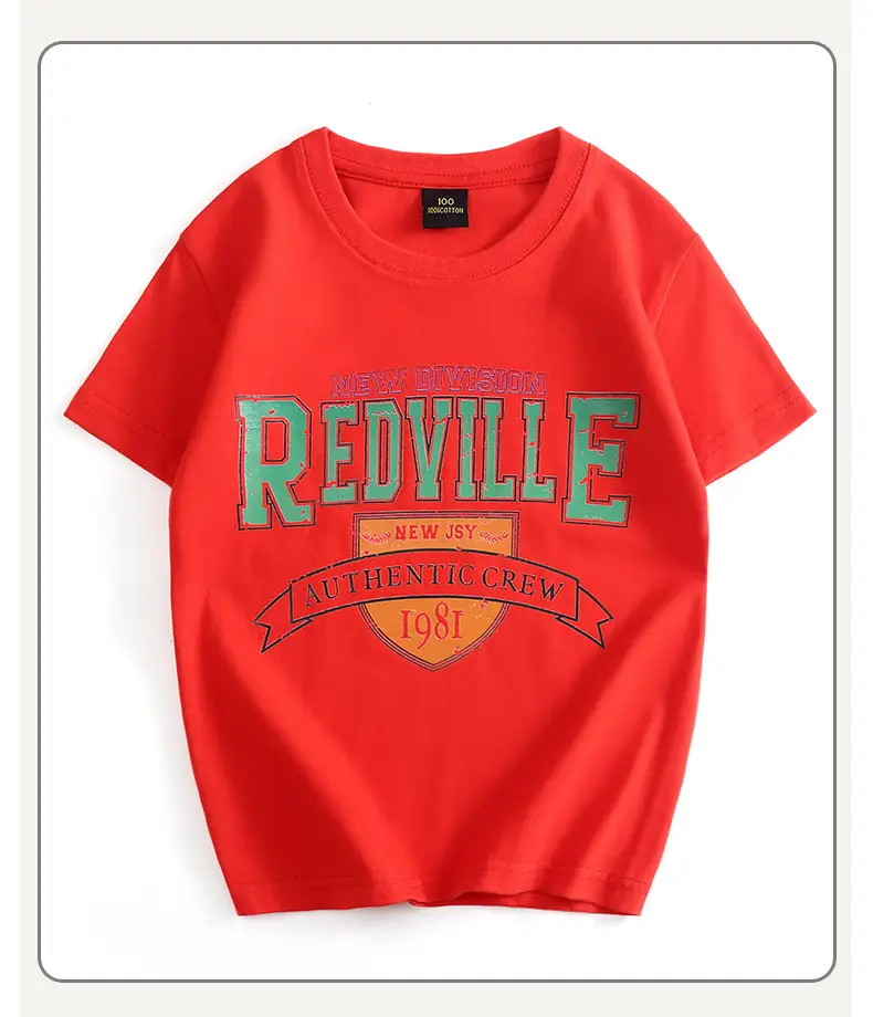 Redville New 237 Crew 1981 T-Shirt Boys Girls - Image 3