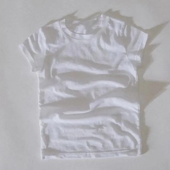 Baby's Black Short Sleeve T-Shirt Crewneck