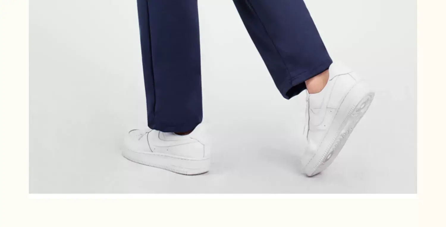 Dark Blue Red Stripe Track Pants for Men — feature 15