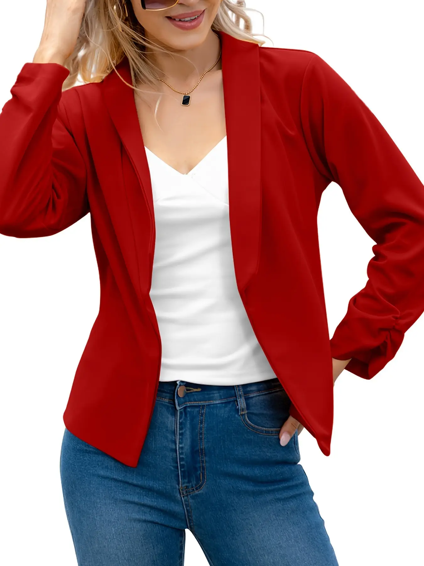 2024 Spring & Fall Double Layer Suit Jacket for Women - Image 5