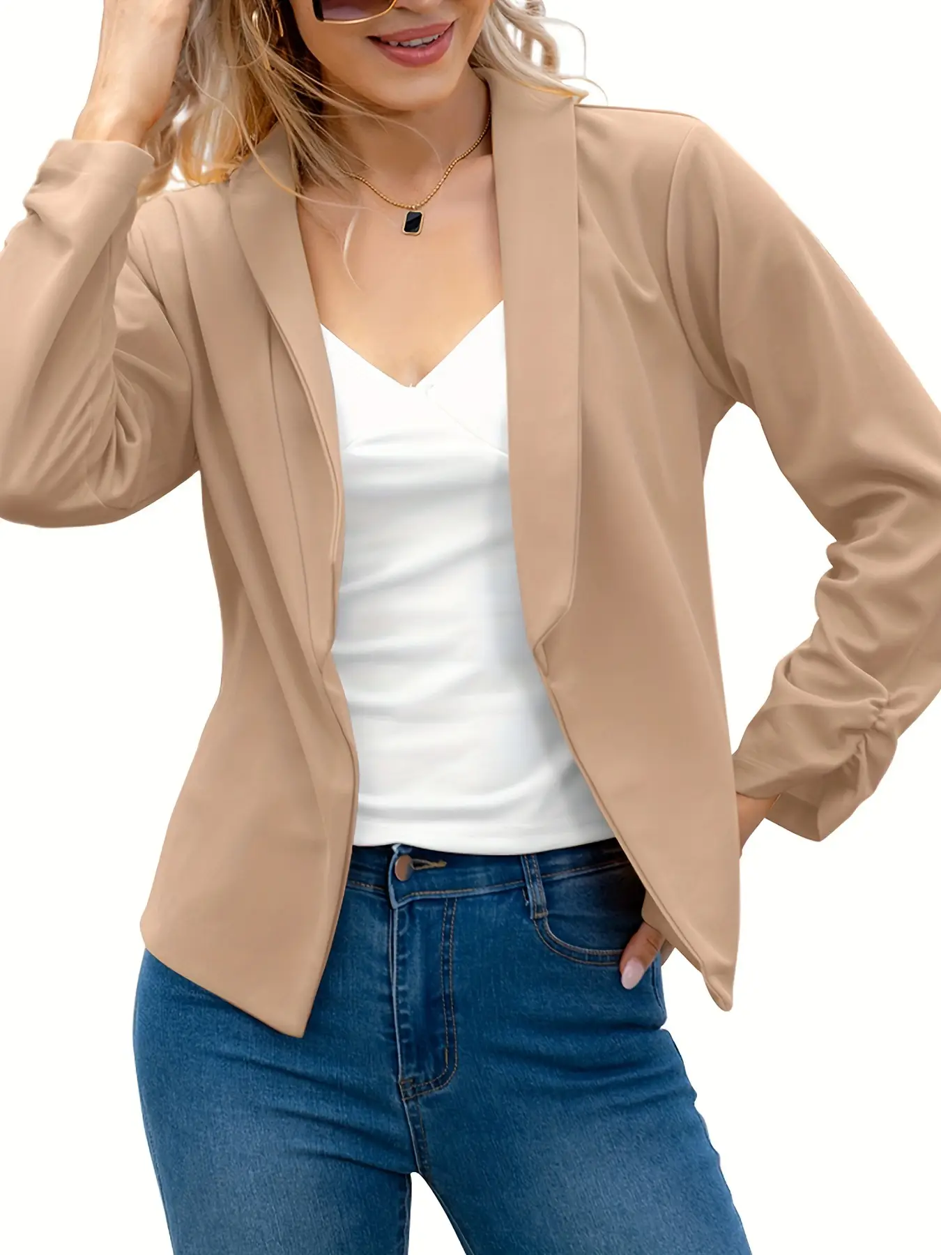 2024 Spring & Fall Double Layer Suit Jacket for Women - Image 8