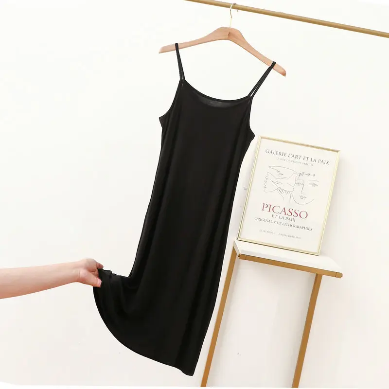 Plus Size Sleeveless Modal Nightgown Purple - Image 10