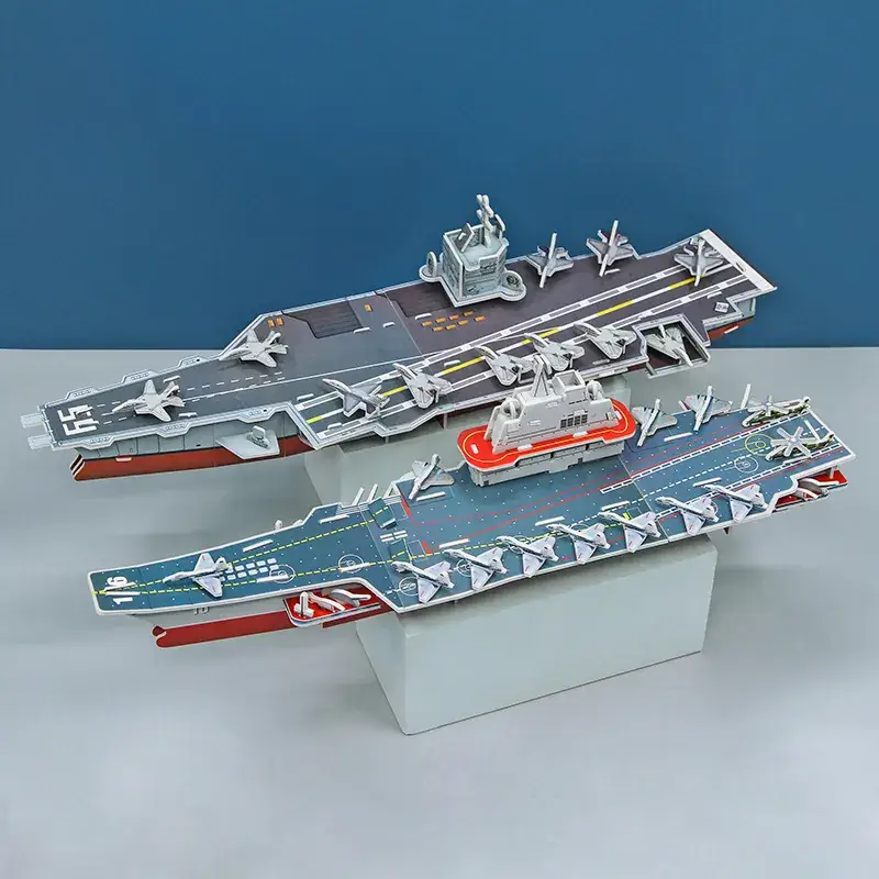 3D Wooden Pirate Ship Puzzle for Kids Educational Toy - Image 8
