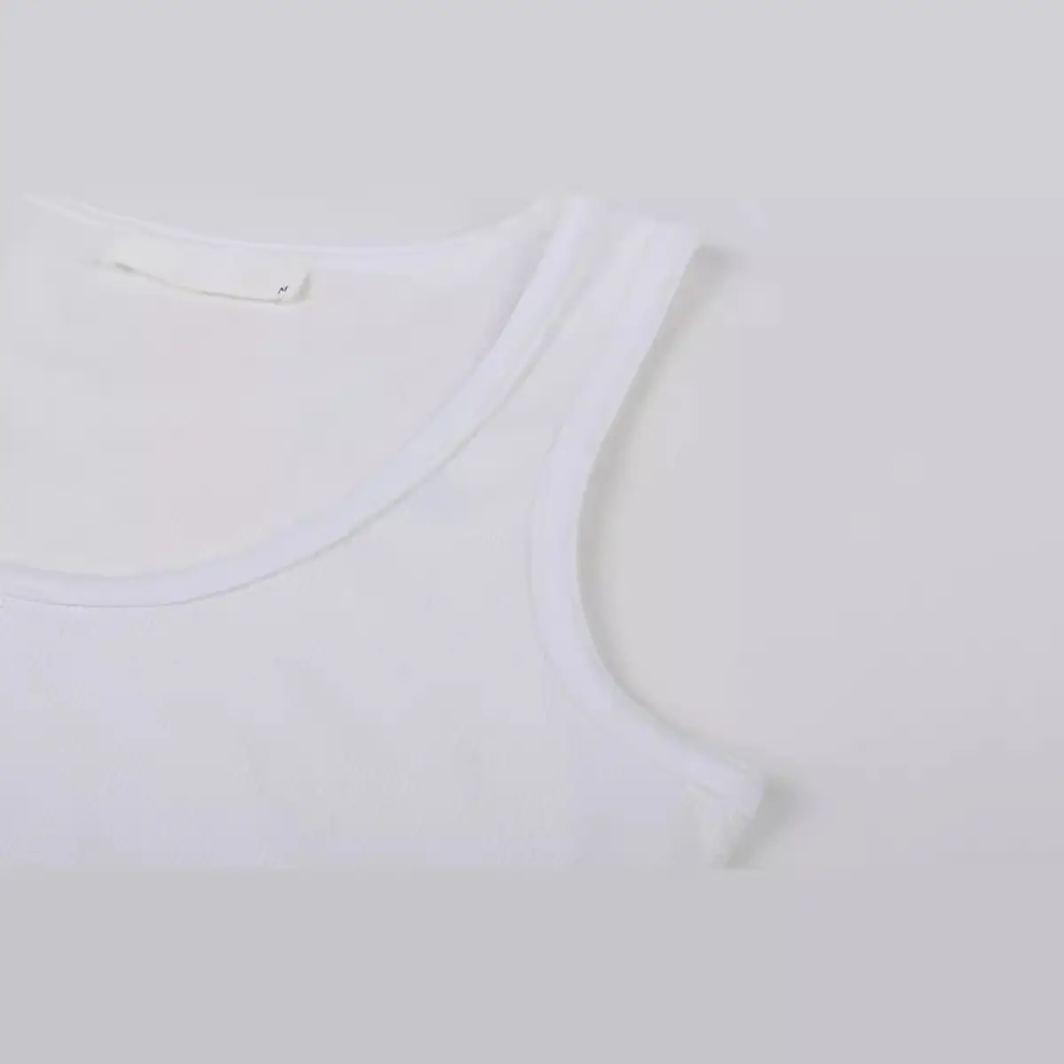 Women Sleeveless Star Printed V-Neck Vest White 2022
