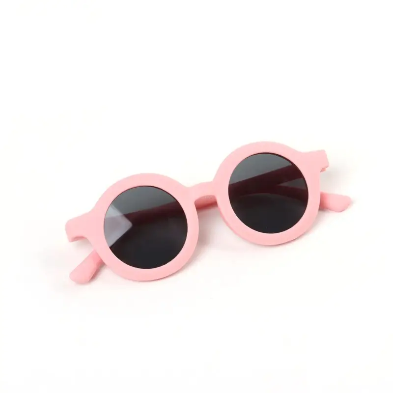 Kids Purple Silicone Polarized Sunglasses Anti-UV - Image 2