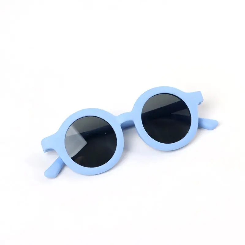 Kids Purple Silicone Polarized Sunglasses Anti-UV - Image 3