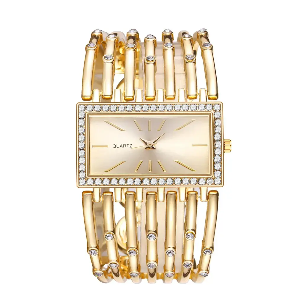 Women's Rhinestone Steel Band Quartz Watch