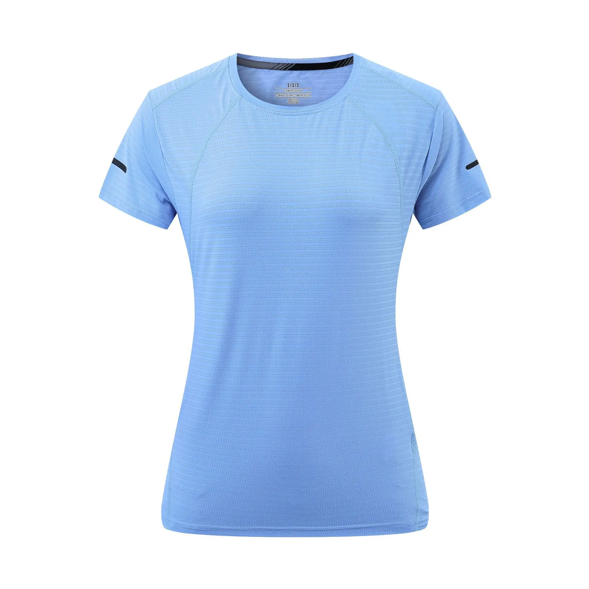 Women Slimming Ice Silk T-Shirt White - Image 3