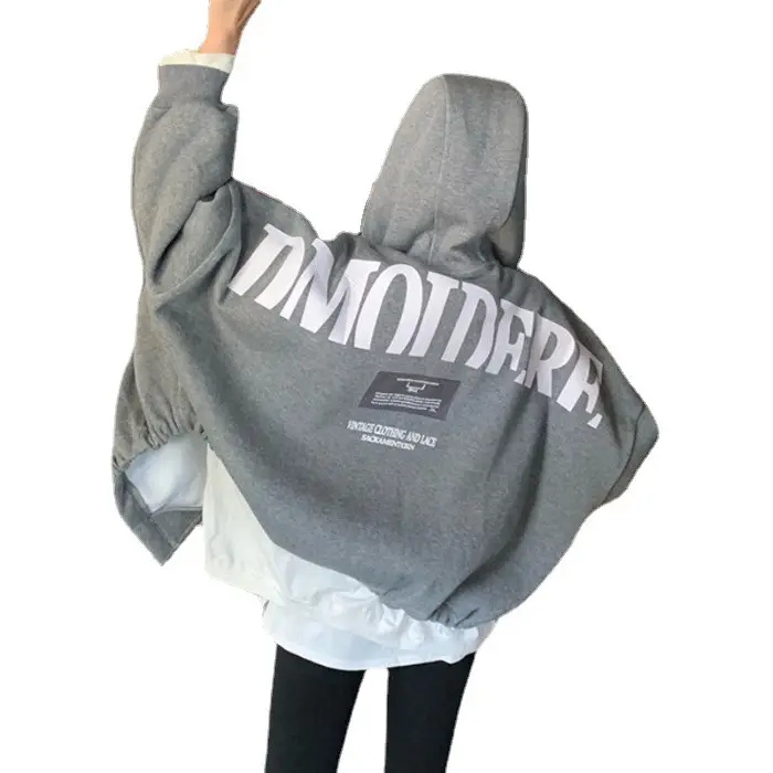 Women Velvet Hoodie Long Sleeve Winter Black - Image 7