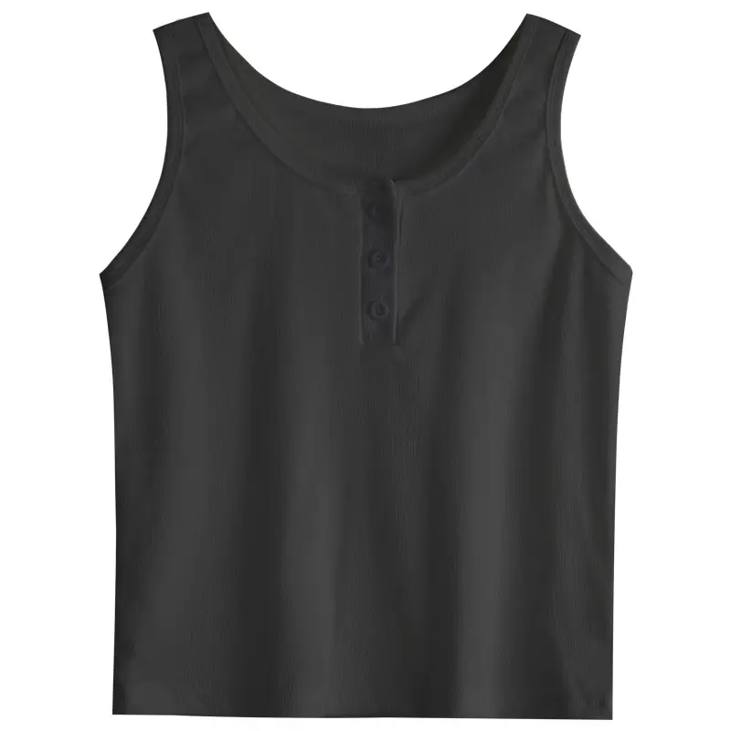 Women's Short Camisole Vest Sweet Hot Slim Fit Summer 2022 - Image 3
