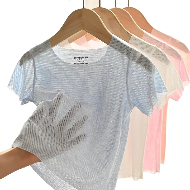 Pink Cotton T-Shirt for Kids Summer Lightweight - Image 5