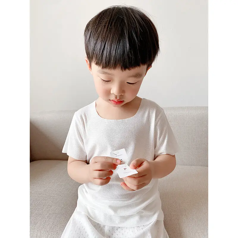 Pink Cotton T-Shirt for Kids Summer Lightweight - Image 6