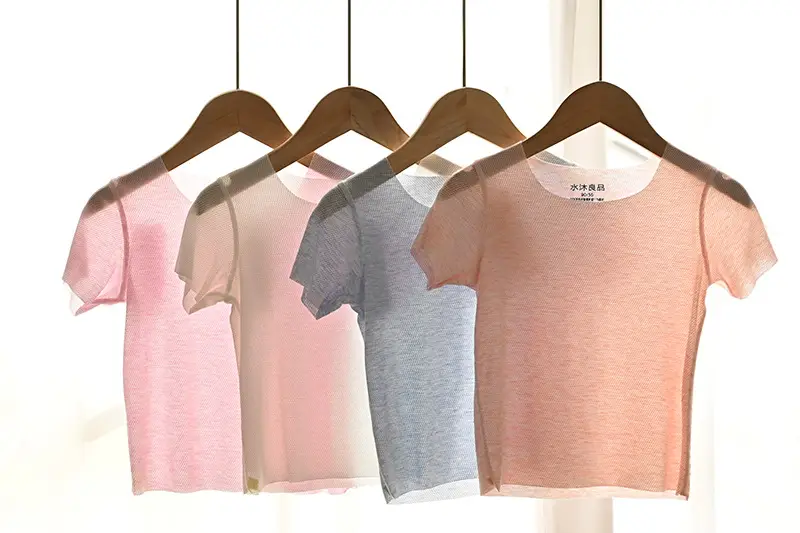 Pink Cotton T-Shirt for Kids Summer Lightweight — feature 11