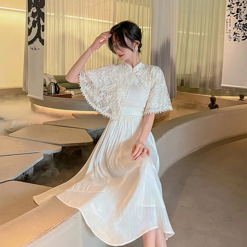 White Lace Cardigan Shawl for Women Summer 2025 - Image 7