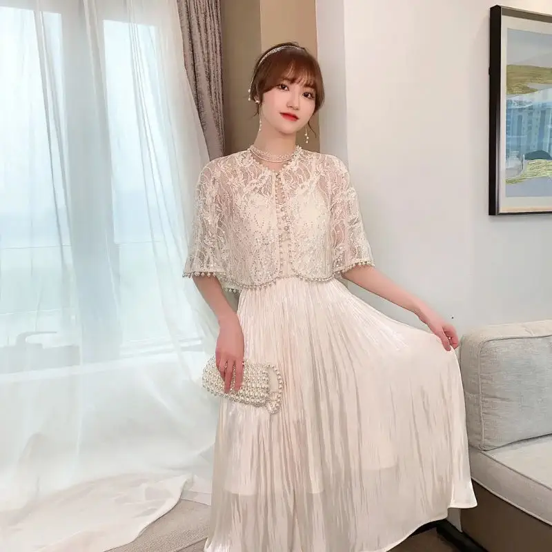 White Lace Cardigan Shawl for Women Summer 2025 - Image 8