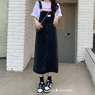 Plus Size Dark Blue Retro Hottie A-Line Denim Skirt — feature 10