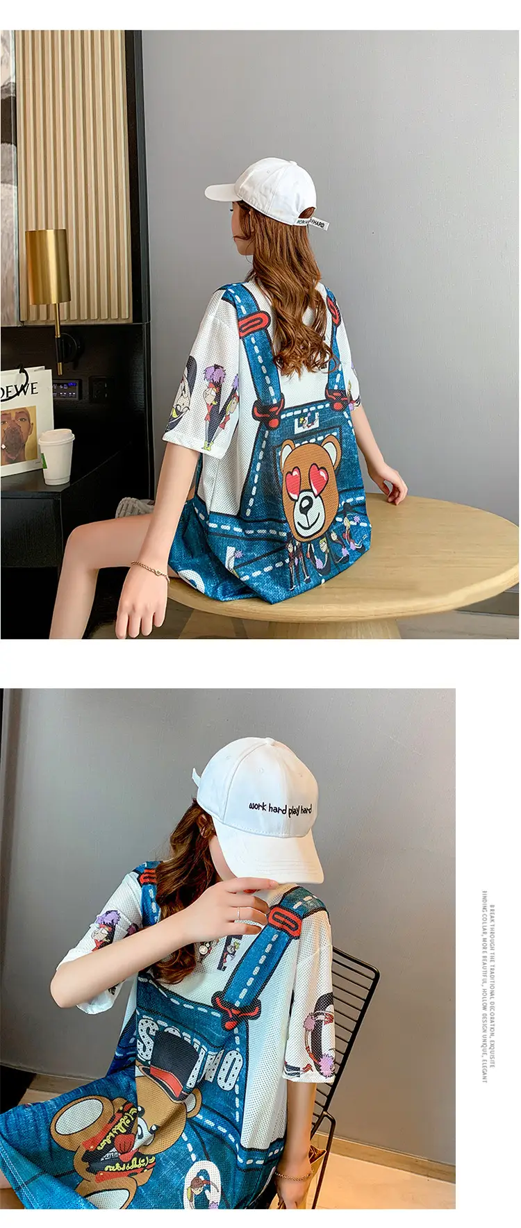 Women Crossbody Printed T-Shirt Dress Summer 2025 — feature 4