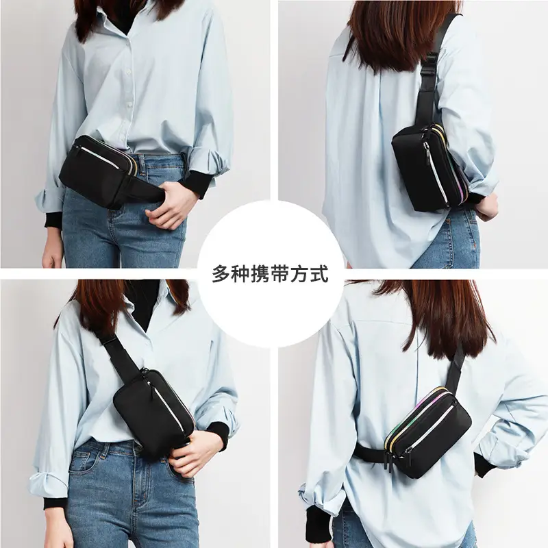 Women's Multi-Layer Crossbody Bag with Built-In Compartment - Image 10