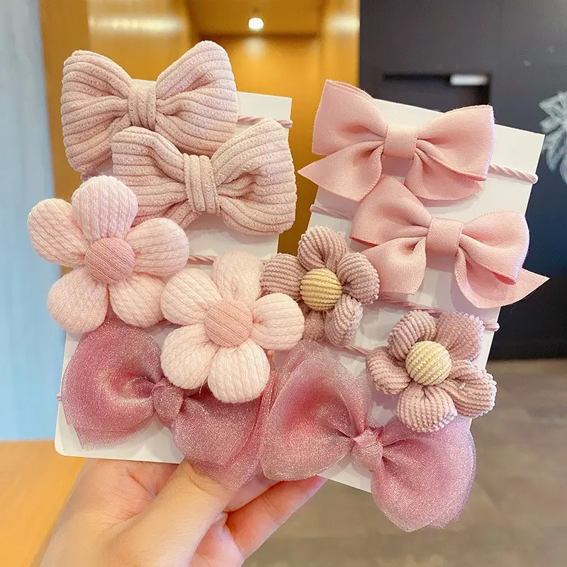 Korean Cute Bow Hair Rings for Little Girls - Image 18