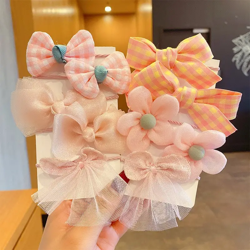 Korean Cute Bow Hair Rings for Little Girls - Image 20