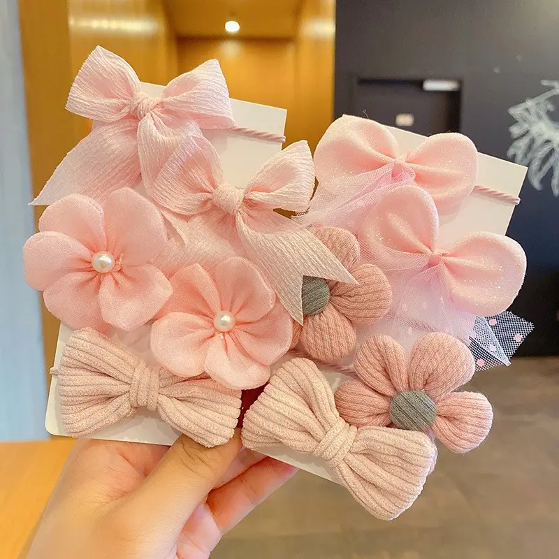 Korean Cute Bow Hair Rings for Little Girls - Image 21