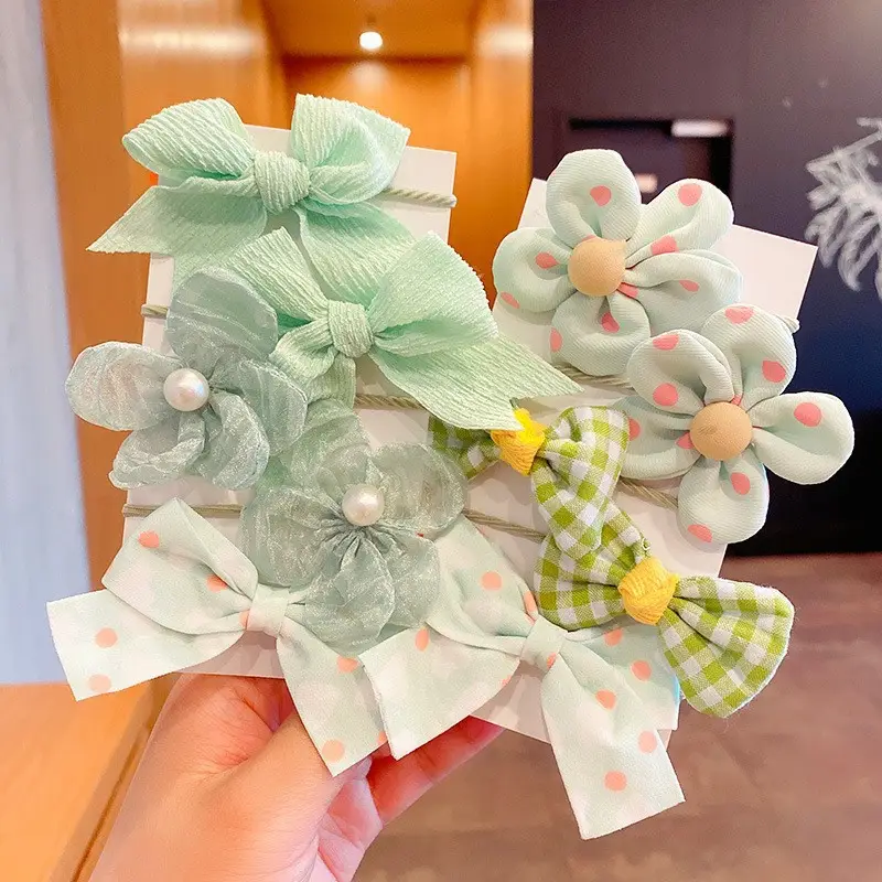 Korean Cute Bow Hair Rings for Little Girls - Image 23