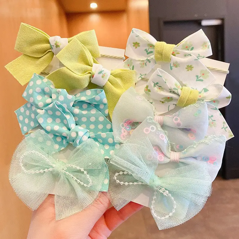 Korean Cute Bow Hair Rings for Little Girls - Image 26
