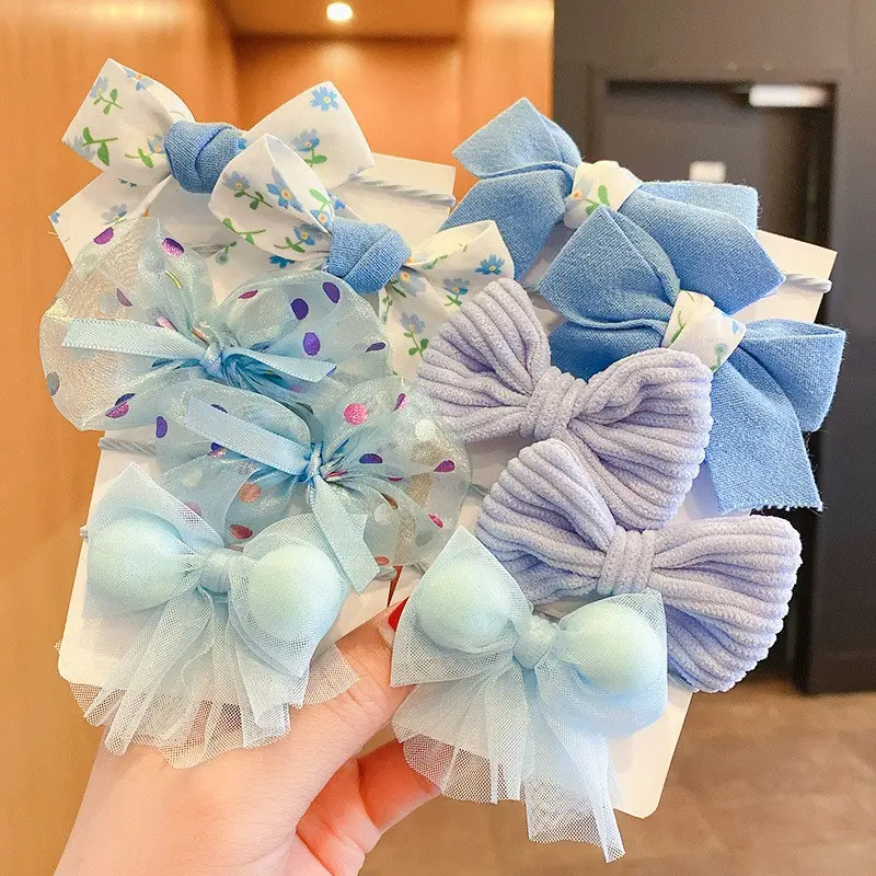 Korean Cute Bow Hair Rings for Little Girls - Image 28