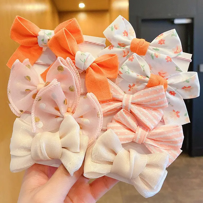 Korean Cute Bow Hair Rings for Little Girls - Image 31