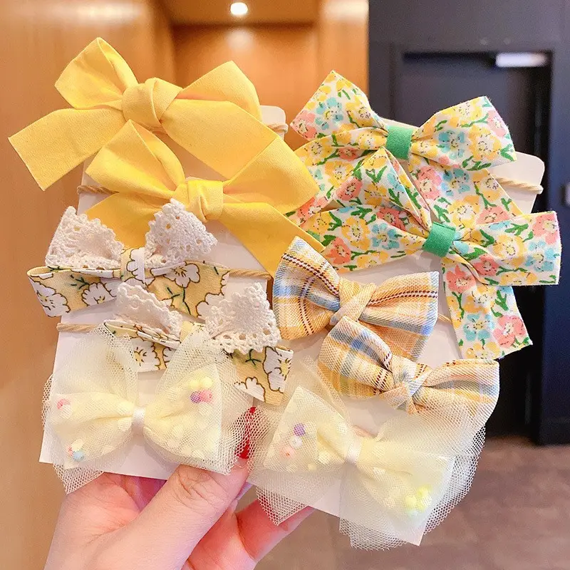 Korean Cute Bow Hair Rings for Little Girls - Image 32