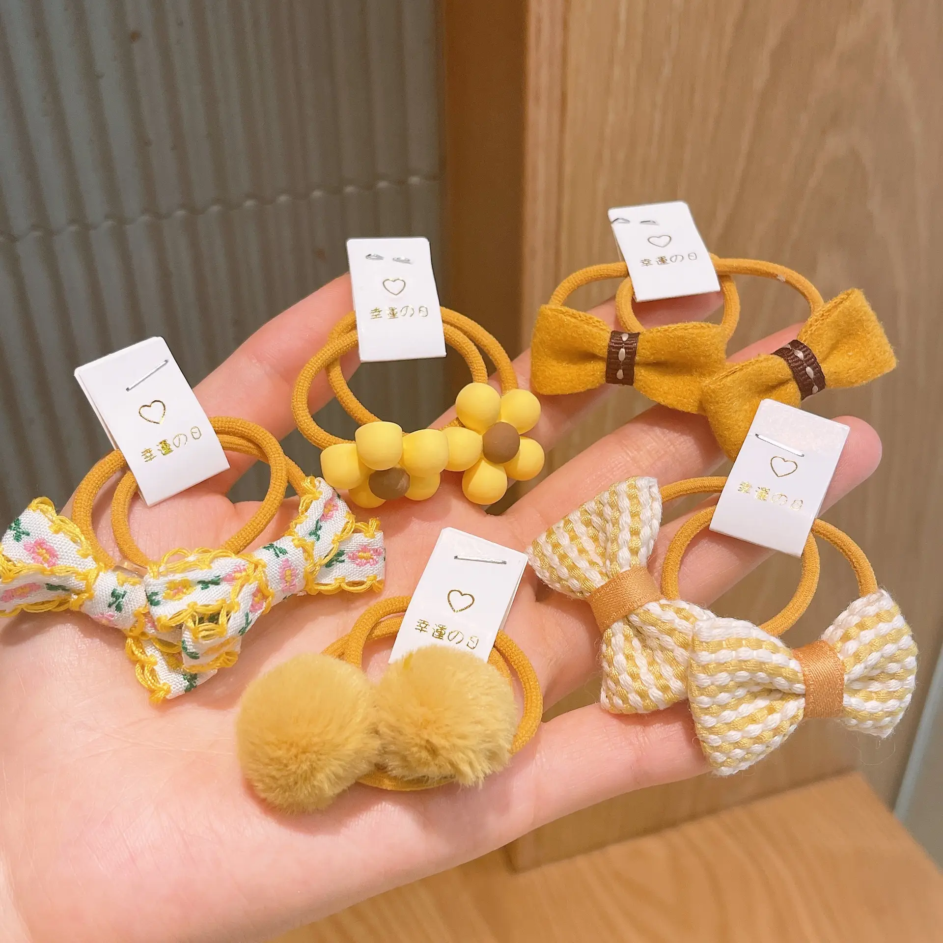 Korean Cute Bow Hair Rings for Little Girls - Image 6