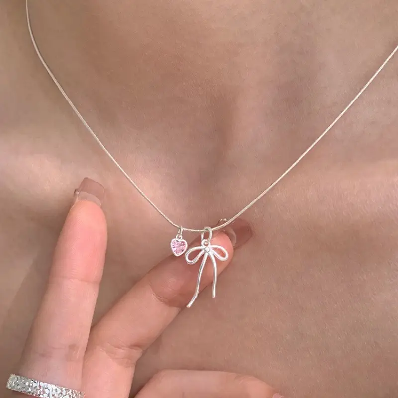 S925 Sterling Silver Butterfly Necklace for Women - Image 4