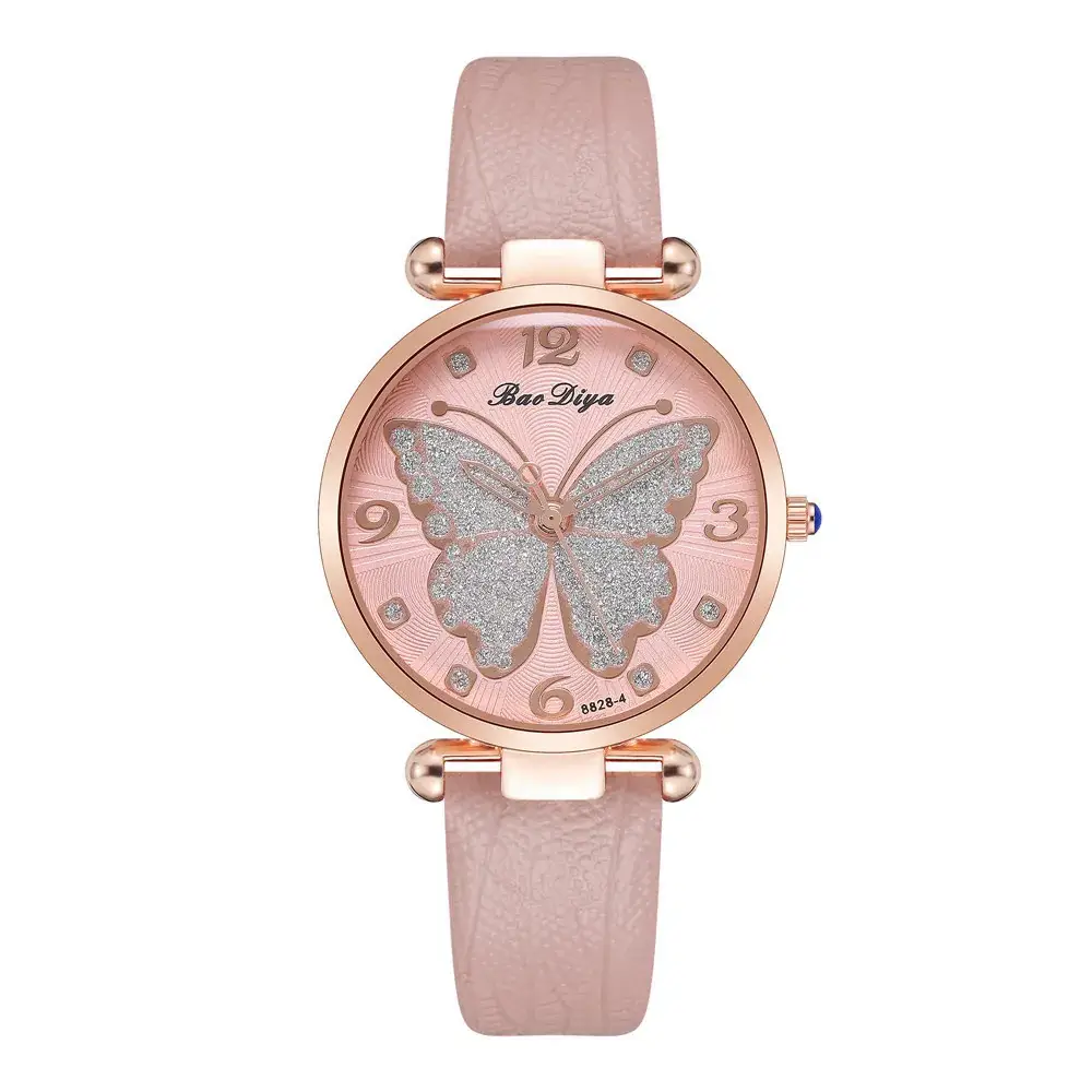 Sweet Butterfly Dial Watch for Girls with Rhinestone Design - Image 6