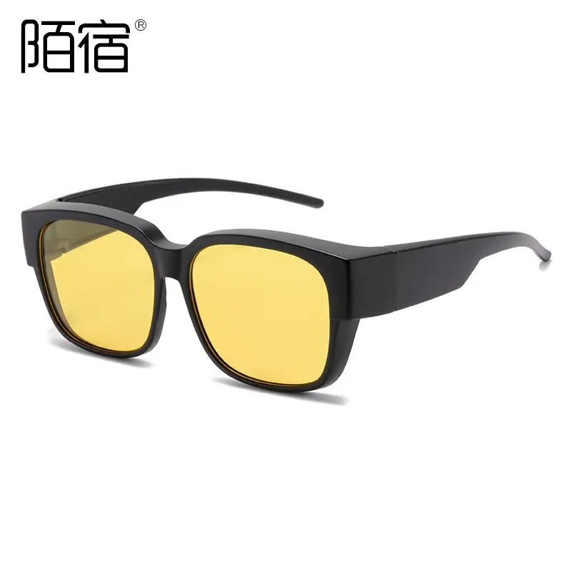 Polarized UV Glasses Black TR90 Sun Protection