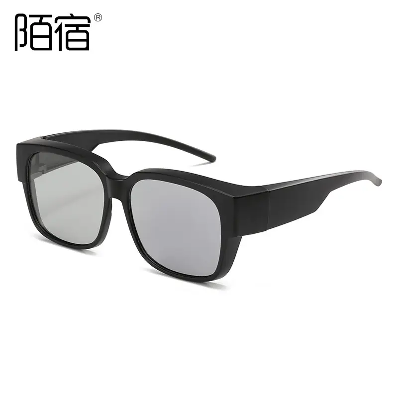 Polarized UV Glasses Black TR90 Sun Protection