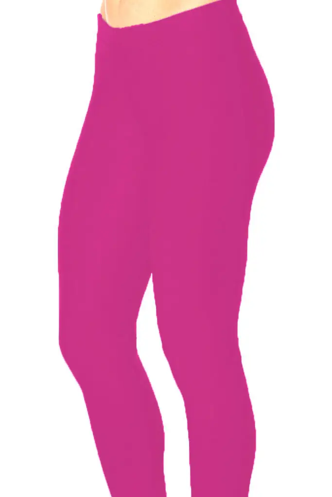 Sexy Women's Hip-Lifting Nine Point Pants in Fuchsia