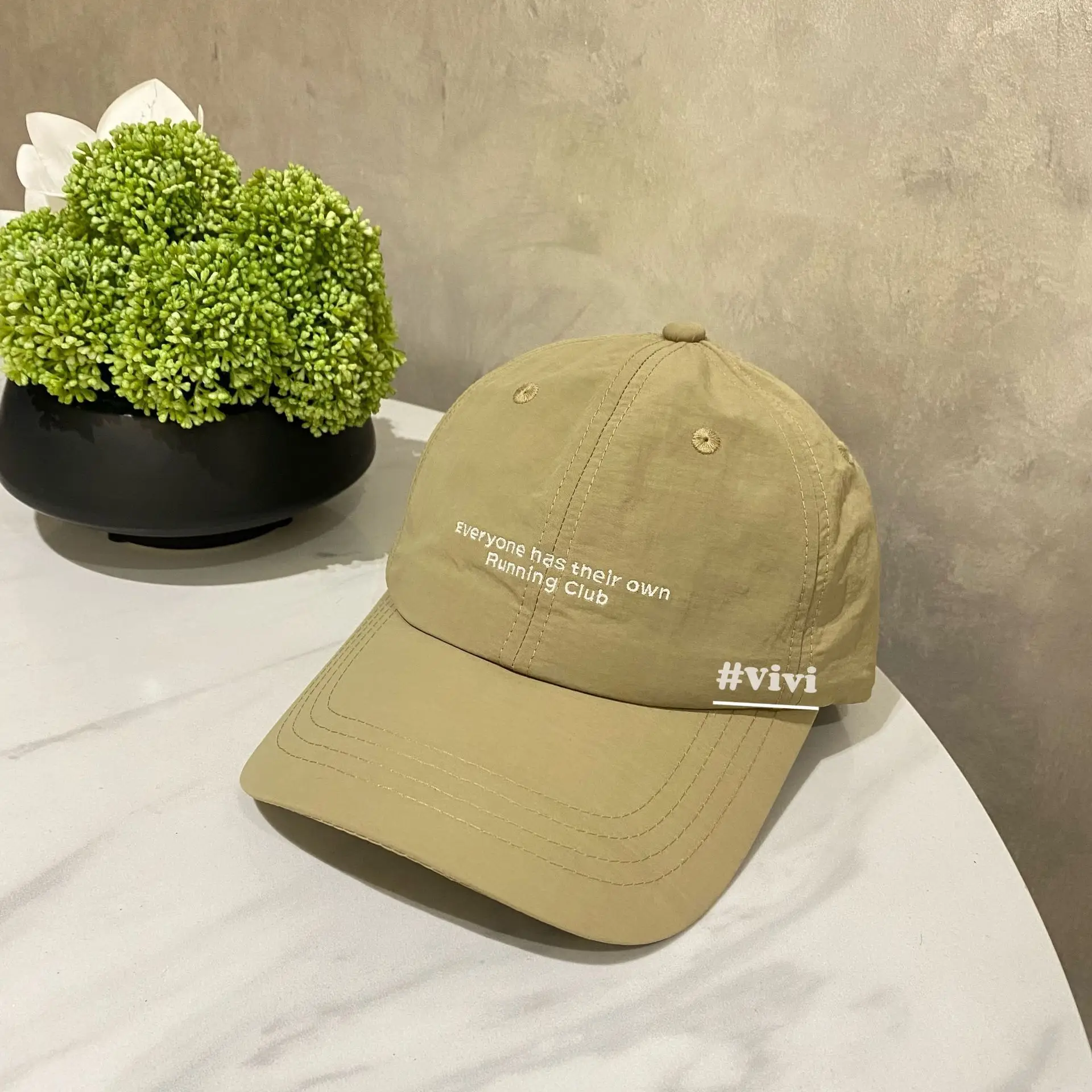 Beige Baseball Cap for Men Women Summer Sunscreen Hat