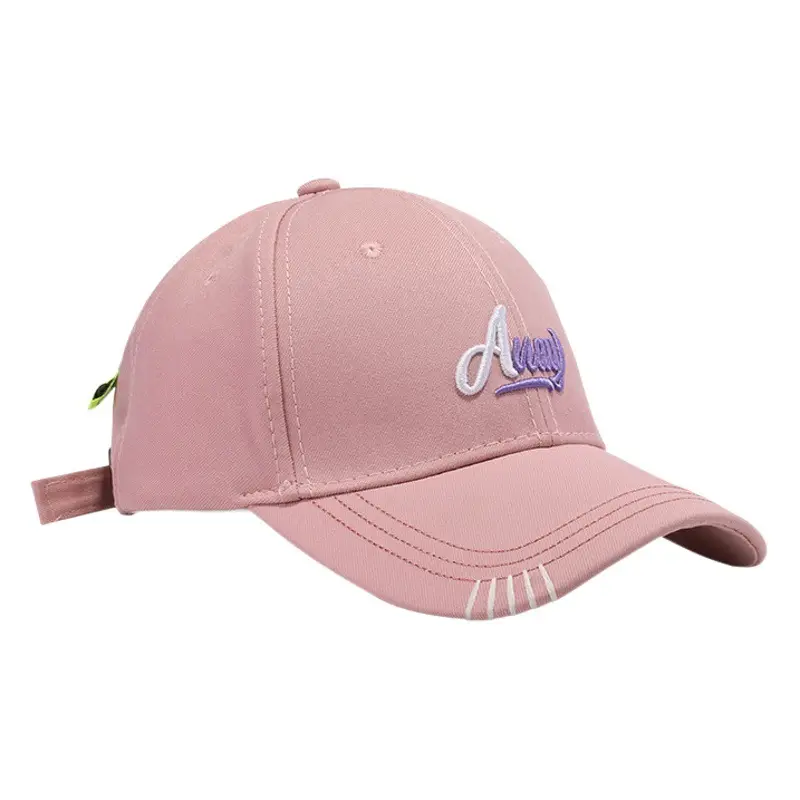 Women's Korean Embroidered Baseball Caps Summer Sun Hat