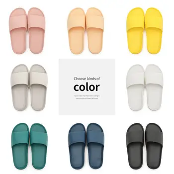 Women's Green & Cream Flip Flops Anti-Slip Beach Slippers — feature 2