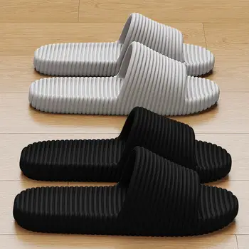 Women's Green & Cream Flip Flops Anti-Slip Beach Slippers — feature 8