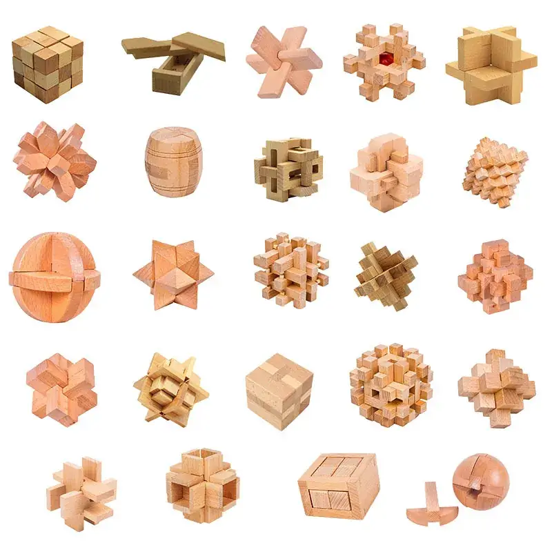 Wooden Mortise & Tenon Building Blocks for Kids Ages 6+ - Image 25
