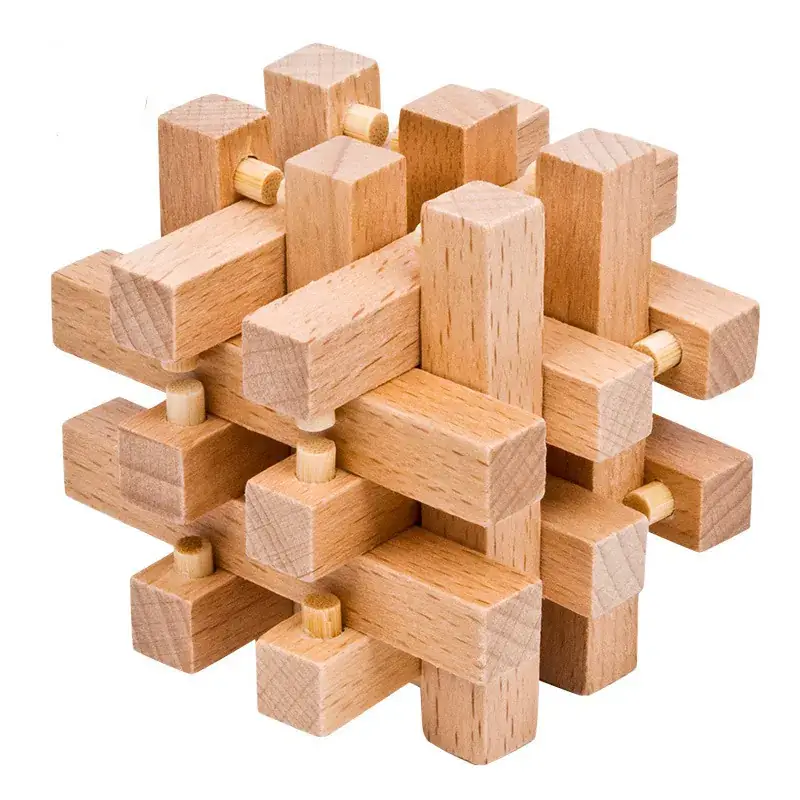 Wooden Mortise & Tenon Building Blocks for Kids Ages 6+ - Image 19