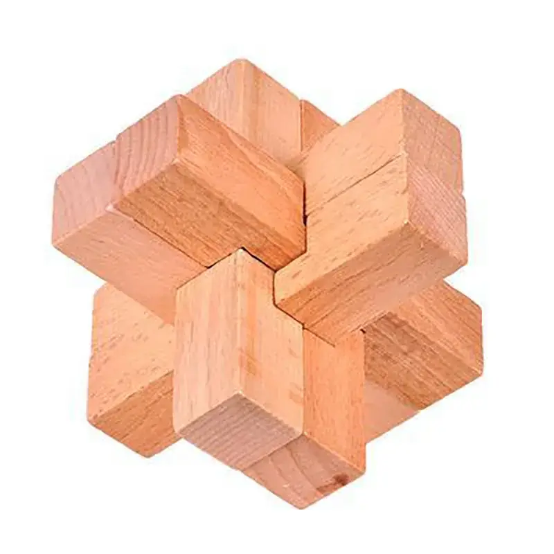 Wooden Mortise & Tenon Building Blocks for Kids Ages 6+ - Image 4