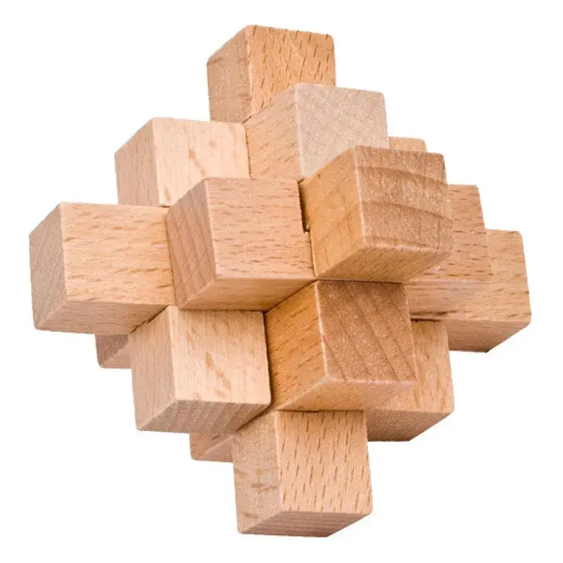 Wooden Mortise & Tenon Building Blocks for Kids Ages 6+ - Image 13