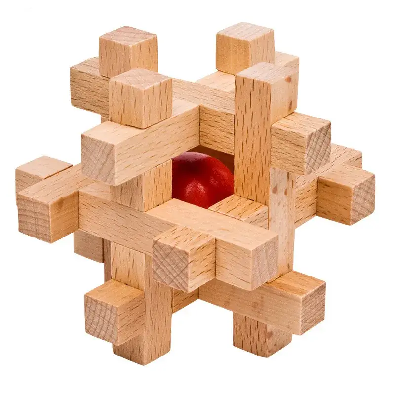 Wooden Mortise & Tenon Building Blocks for Kids Ages 6+ - Image 16