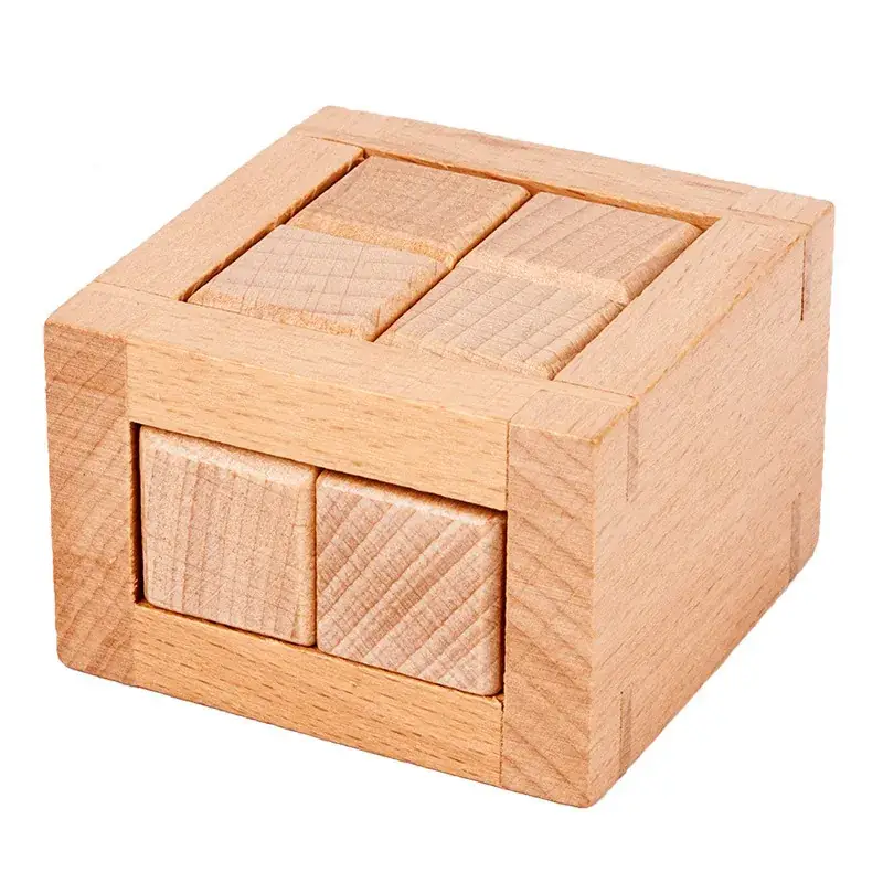 Wooden Mortise & Tenon Building Blocks for Kids Ages 6+ - Image 2