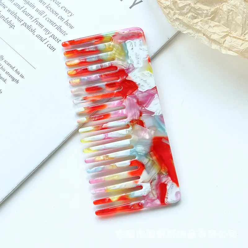 Geometric Acetate Hair Comb for Women - Image 15