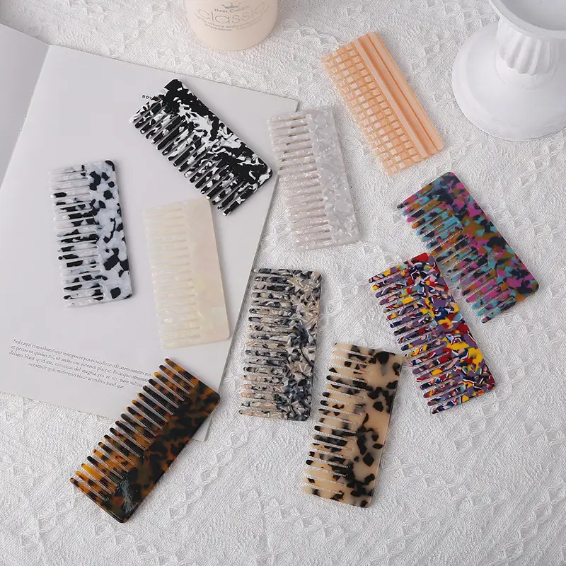 Geometric Acetate Hair Comb for Women — feature 4
